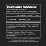 Carni Pro Liquid 1500 - L-Carnitina Líquida Sabor Piña (1500 mg) 30 servicios - Imagen 2