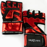 Guantes Cuero Metalizado