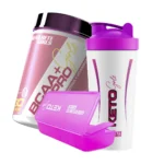 BCAA PRO Girls + Shaker KETO + Pastillero Pink