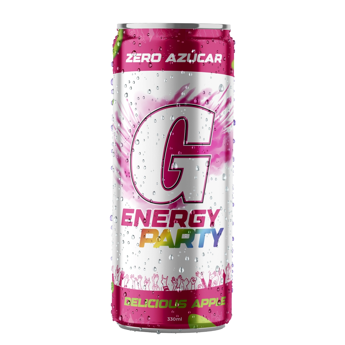 GPARTY-manzana-1.webp G energyparty Manzana 320ml - Imagen 1